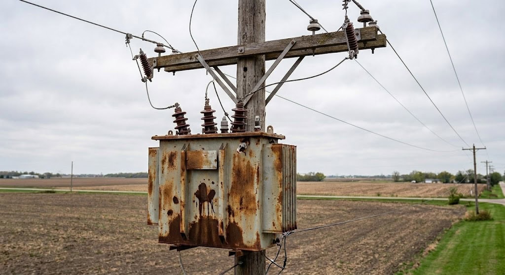 Eski Bir Ağaç Tipi Trafo